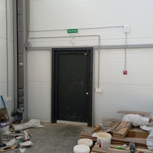 Противопожарная система в ангаре