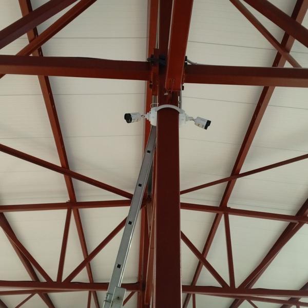 Установка видеонаблюдения на производстве